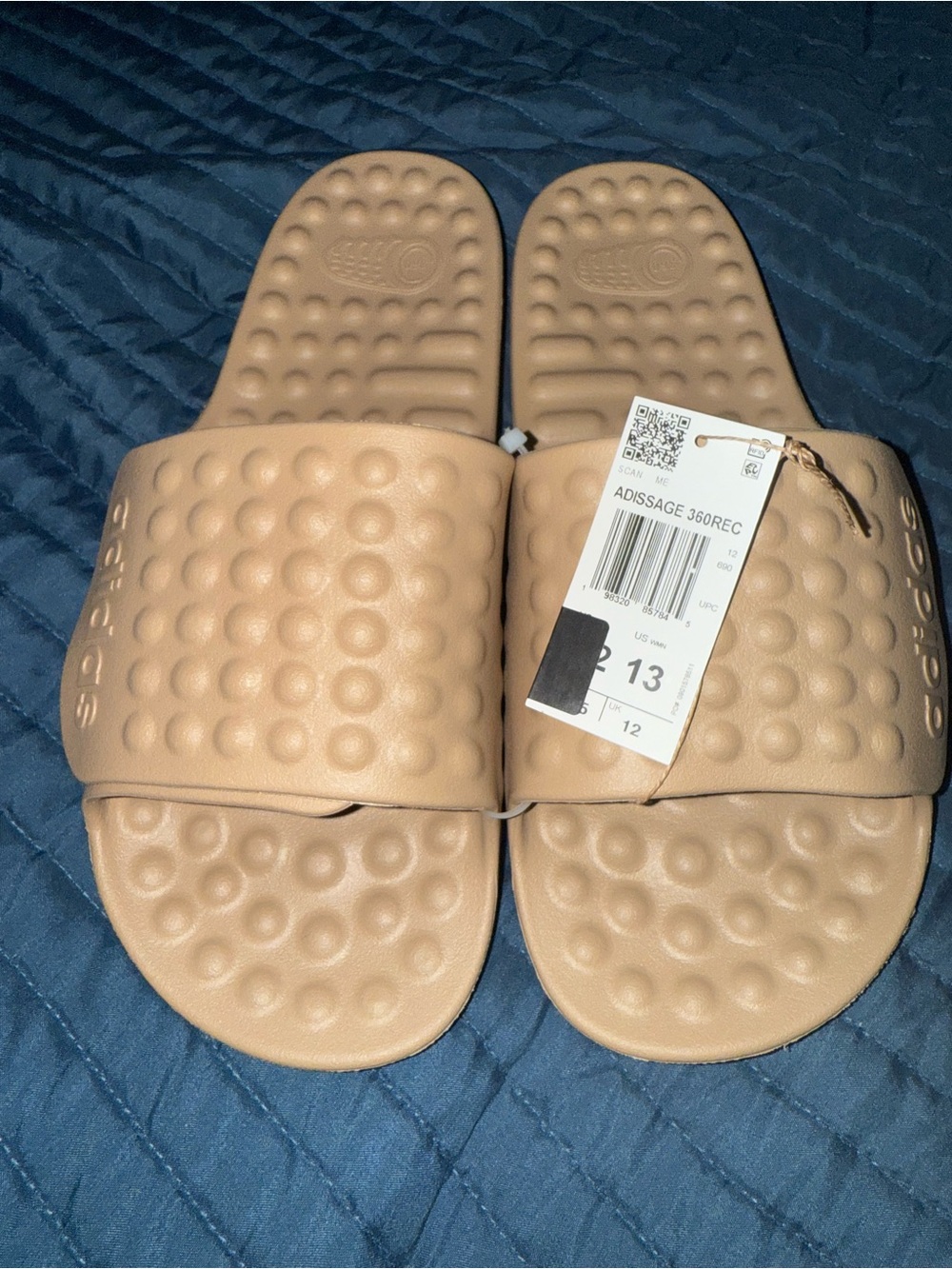Unisex Adult Adidas Adissage 360rec Slide Sandals M-12 or W 13.